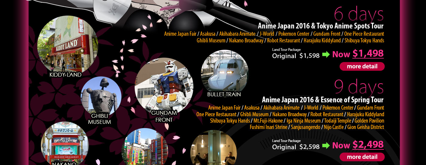 Tokyo Anime Fair 2015 & Cherry Blossom Tours